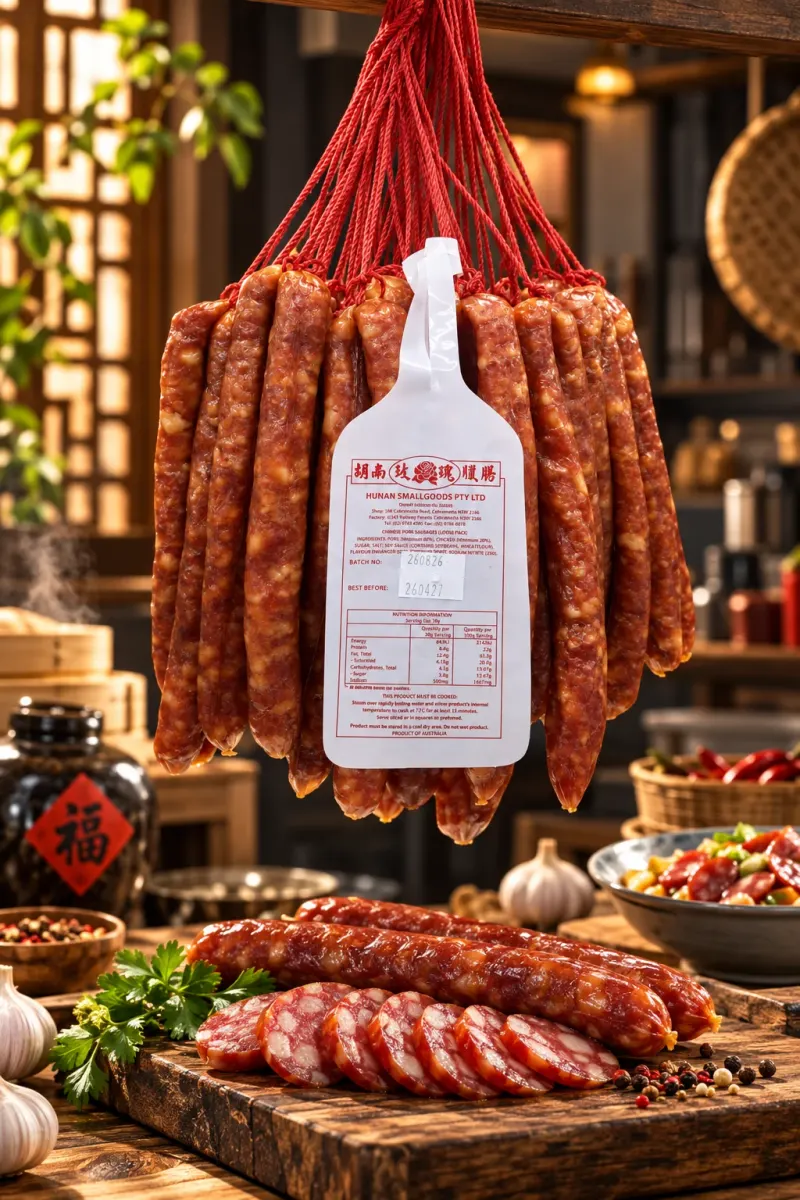 Premium Red String Pork Sausage