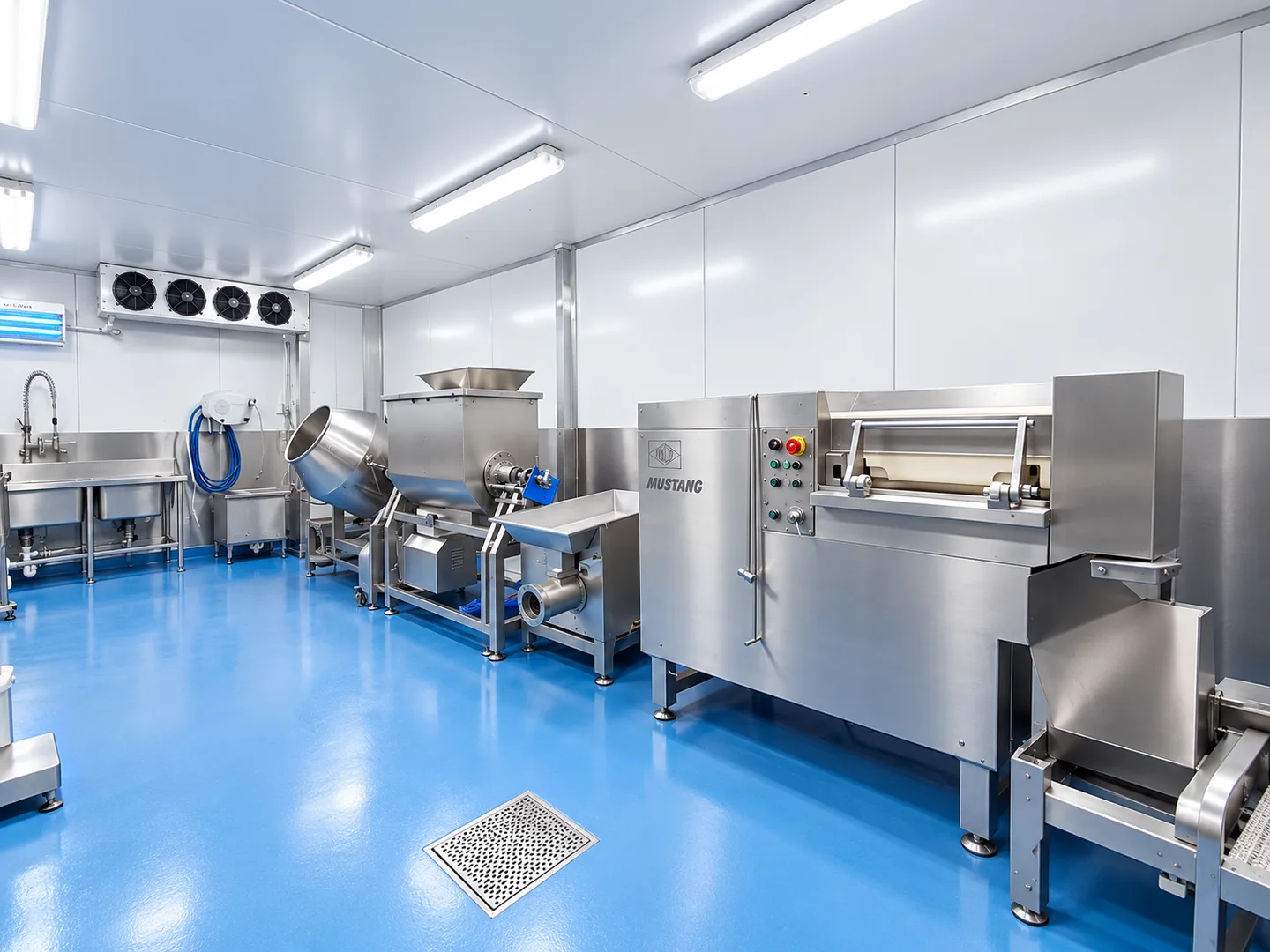 Hunan Smallgoods food manufacturing facility with modern stainless steel equipment